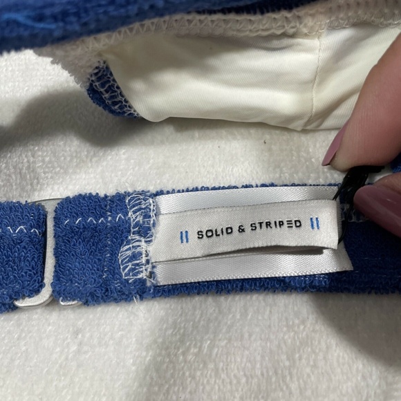 NEW‎ Solid & Striped Morgan Top in Terry Cloth Material [SZ Small ] - Picture 6 of 12